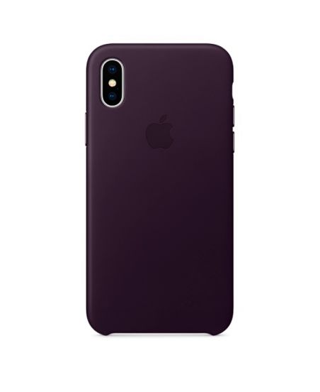 Чехол для iPhone Apple iPhone X Leather Case Dark Aubergine